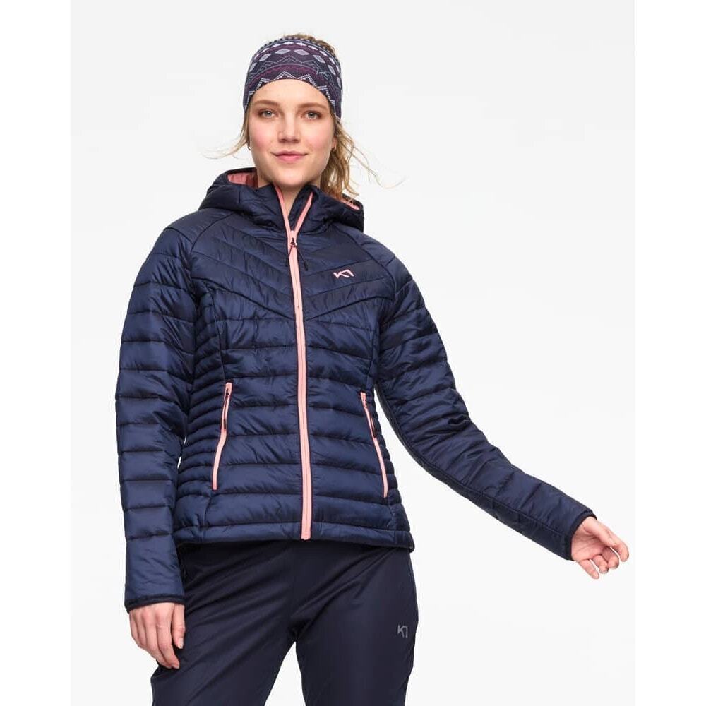Kari Traa Aada PrimaLoft Puffer Jacket - Marin Size XS Navy/Coral